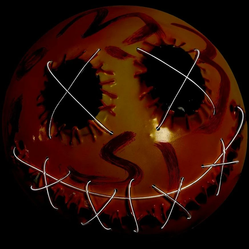 Light-Up Smiley Face Mask, 16in 5 Light-Up Smiley Face Mask, 16in - Image 3