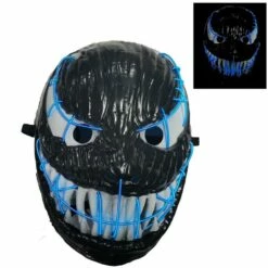 Light-Up Wide Mouth Monster Mask, 16in X 18in