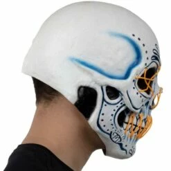 Adult Light-Up El Catrin Skull Latex Mask -Cosplay Store 2024 942623 02