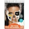 Black, White & Metallic Gold Glam Skull Temporary Face Tattoos With Gems, 44pc 2 Black, White & Metallic Gold Glam Skull Temporary Face Tattoos With Gems, 44pc -Cosplay Store 2024 942645