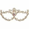 Adult Rose Gold Filigree Cat Eye Metal Mask 2 Adult Rose Gold Filigree Cat Eye Metal Mask -Cosplay Store 2024 942821