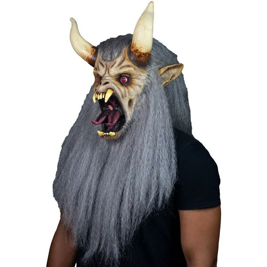 Adult Krampus Latex Mask 4 Adult Krampus Latex Mask - Image 2