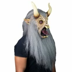 Adult Krampus Latex Mask 8 Adult Krampus Latex Mask -Cosplay Store 2024 943143 02