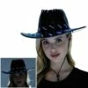 Adult Light-Up Black Fabric Cowboy Hat -Cosplay Store 2024 943148