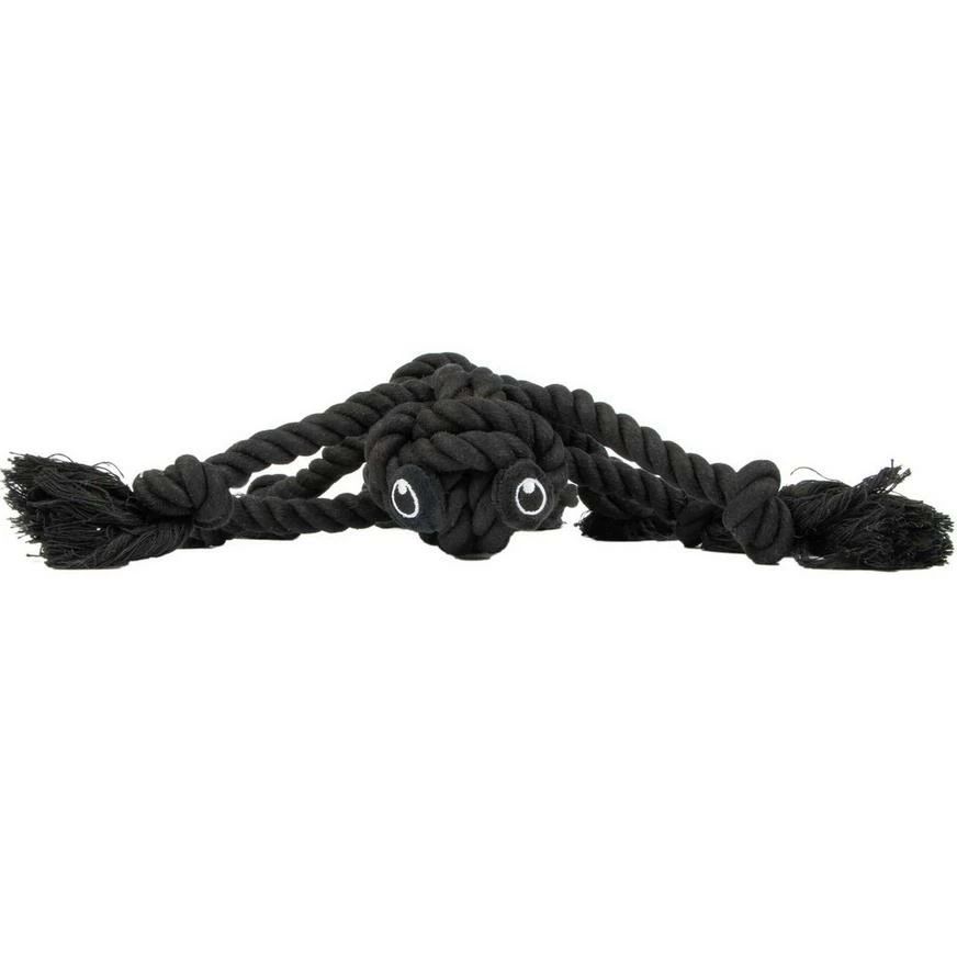 Black Spider Rope Toy, 14in X 13in – Halloween 3 Black Spider Rope Toy, 14in X 13in – Halloween