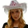 Adult Pink Flame Fabric Cowboy Hat -Cosplay Store 2024 946079