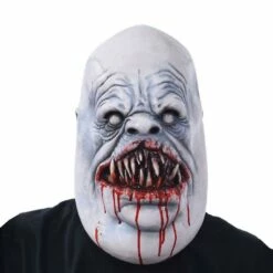 Adult Blood Feeder Ghost Latex Mask - Zagone Studios