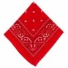 Red Paisley Bandana, 20in X 20in -Cosplay Store 2024 C30842 red
