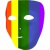 Rainbow Face Mask -Cosplay Store 2024 C393894 rainbow multicolor 01