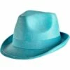 Turquoise Fedora -Cosplay Store 2024 C468733 caribbean blue