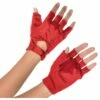 Adult Red Fingerless Gloves