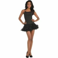 Black Petticoat Dress