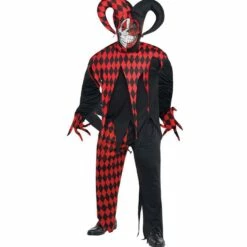 Adult Krazed Jester Costume Plus Size