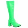 Adult Neon Green Go-Go Boots 2 Adult Neon Green Go-Go Boots -Cosplay Store 2024 P599083
