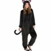 Adult Zipster Black Cat One Piece Costume -Cosplay Store 2024 P628245
