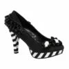 Black & White Platform High Heel Shoes - Day Of The Dead -Cosplay Store 2024 P634959