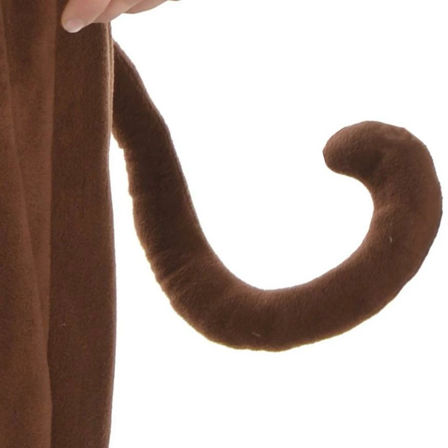 Adult Zipster Monkey One Piece Costume Plus Size 5 Adult Zipster Monkey One Piece Costume Plus Size - Image 3