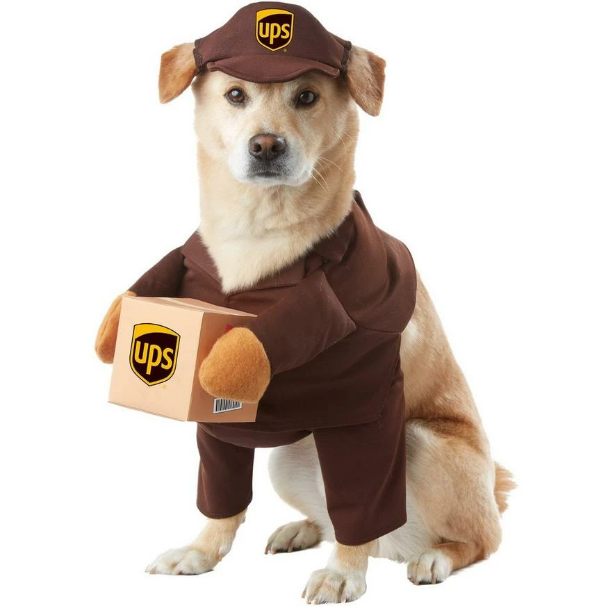 UPS Driver Dog Costume 3 UPS Driver Dog Costume