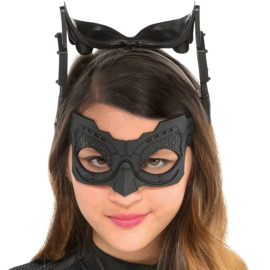Kids' Black Catwoman Deluxe Costume - Batman: The Dark Knight Rises 4 Kids' Black Catwoman Deluxe Costume - Batman: The Dark Knight Rises - Image 2