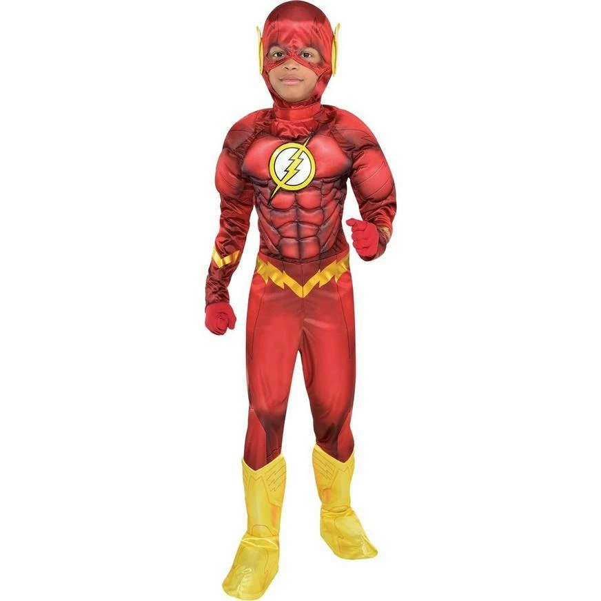 Boys The Flash Muscle Costume - DC Comics New 52 3 Boys The Flash Muscle Costume - DC Comics New 52