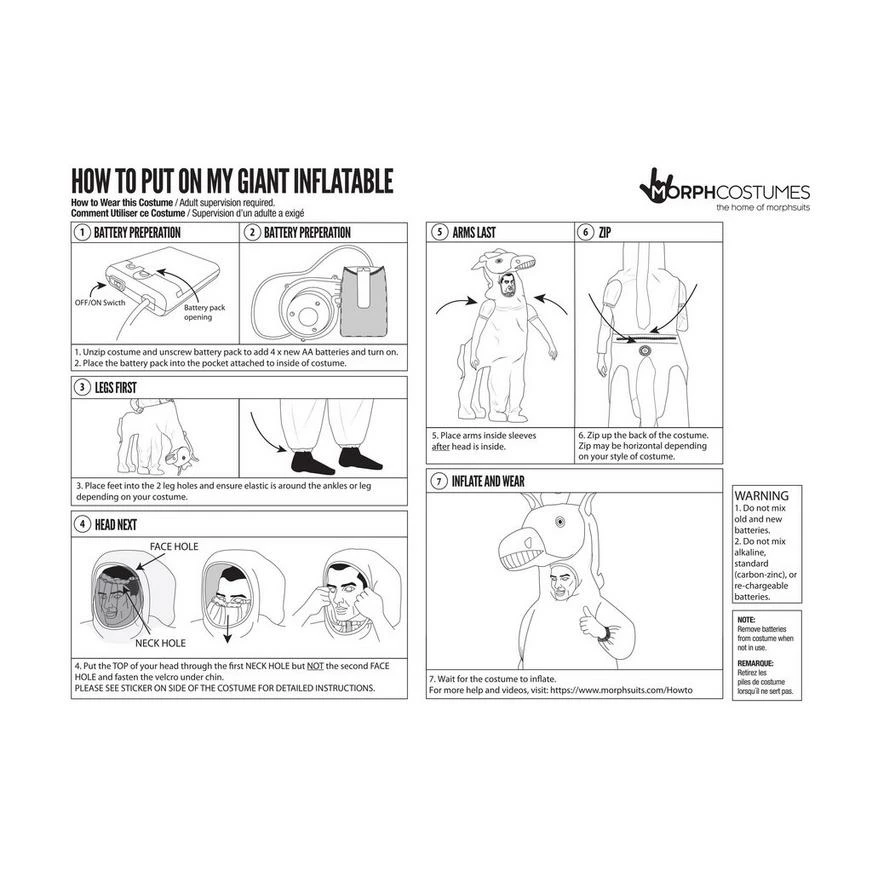 Child Inflatable Alien Pick-Me-Up Costume 4 Child Inflatable Alien Pick-Me-Up Costume - Image 2