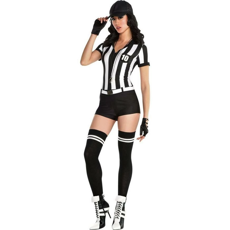 Womens Sexy Umpire Costume 3 Womens Sexy Umpire Costume