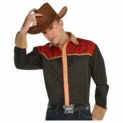 AMSCAN Adult Cowboy Shirt