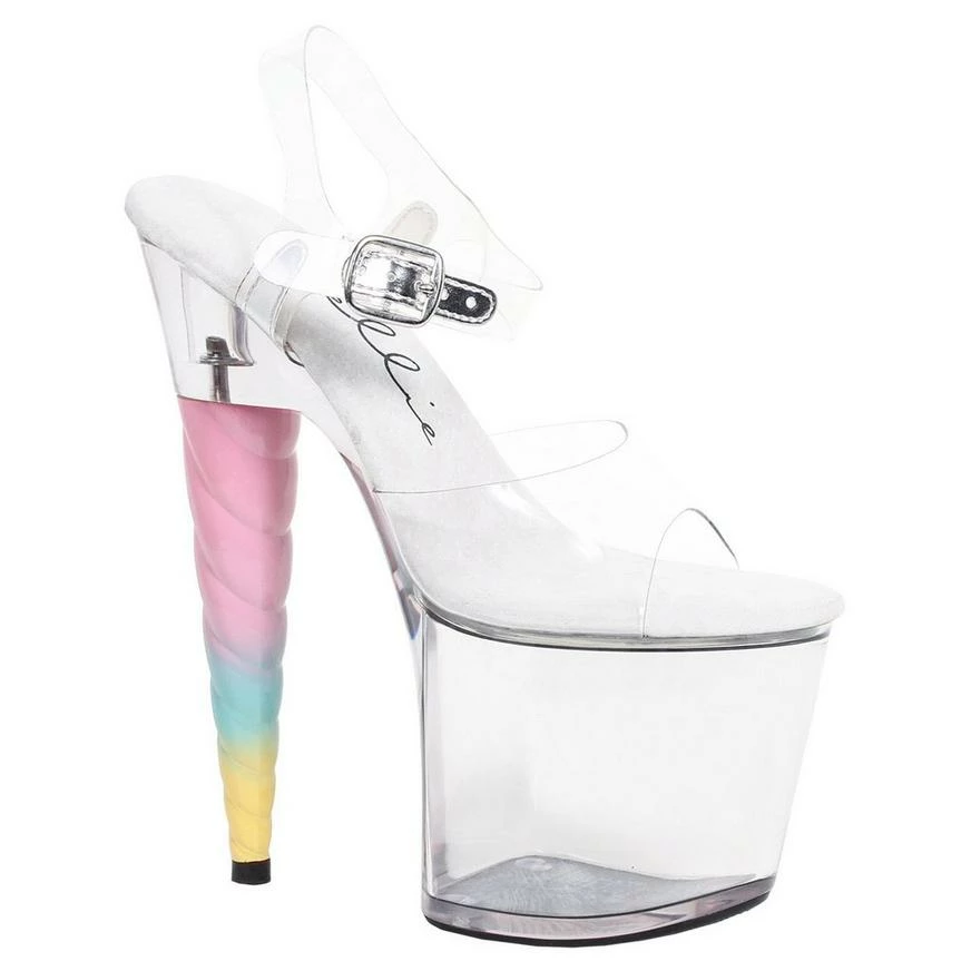 Womens Unicorn Heel Platform Sandals 3 Womens Unicorn Heel Platform Sandals