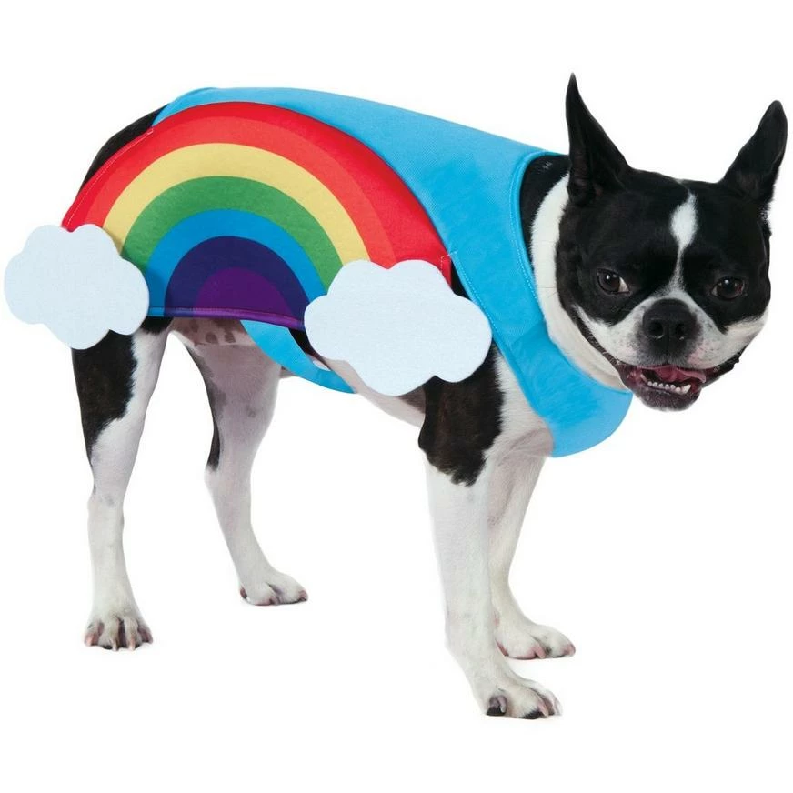 Rainbow Dog Costume 3 Rainbow Dog Costume