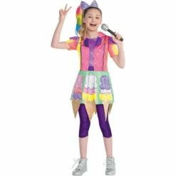 AMSCAN Child Ice Cream Cone JoJo Siwa Costume - Nickelodeon