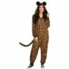 Adult Zipster Leopard Print One-Piece Costume -Cosplay Store 2024 P889518