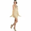 Adult Charleston Champagne Flapper Costume -Cosplay Store 2024 P889531