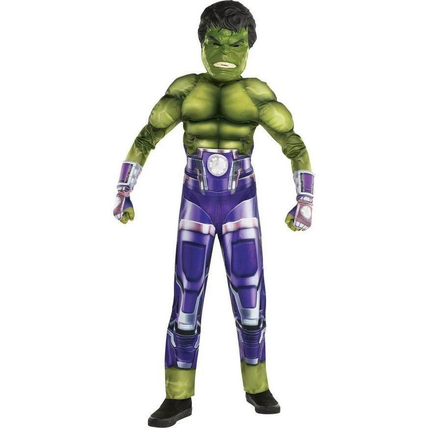 AMSCAN Child Hulk Muscle Costume - Marvel's Avengers Game 3 AMSCAN Child Hulk Muscle Costume - Marvel's Avengers Game