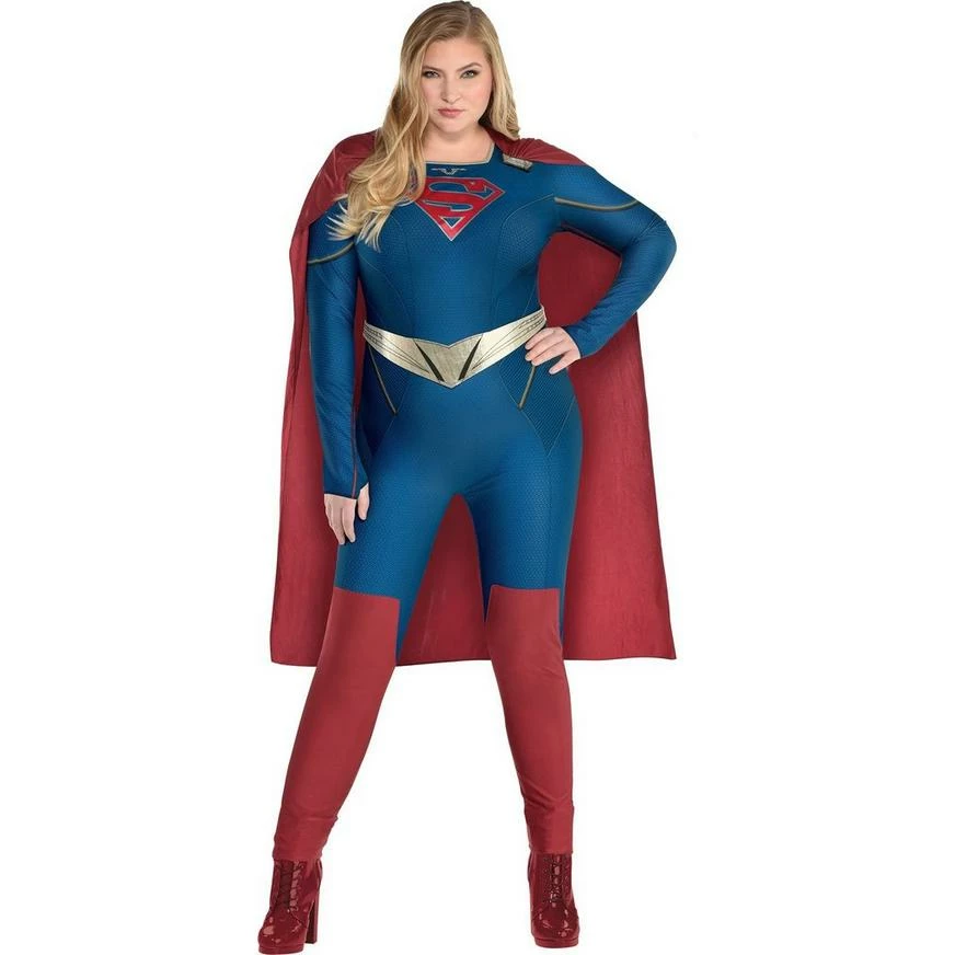 AMSCAN Adult Supergirl Costume Plus Size 3 AMSCAN Adult Supergirl Costume Plus Size
