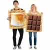AMSCAN Adult S'mores Snack Couples Costumes 2 AMSCAN Adult S'mores Snack Couples Costumes -Cosplay Store 2024 P889706