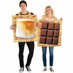 AMSCAN Adult S'mores Snack Couples Costumes