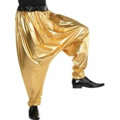 Adult Gold Hip Hop Harem Pants