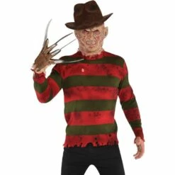Adult Freddy Krueger Sweater Deluxe - A Nightmare On Elm Street