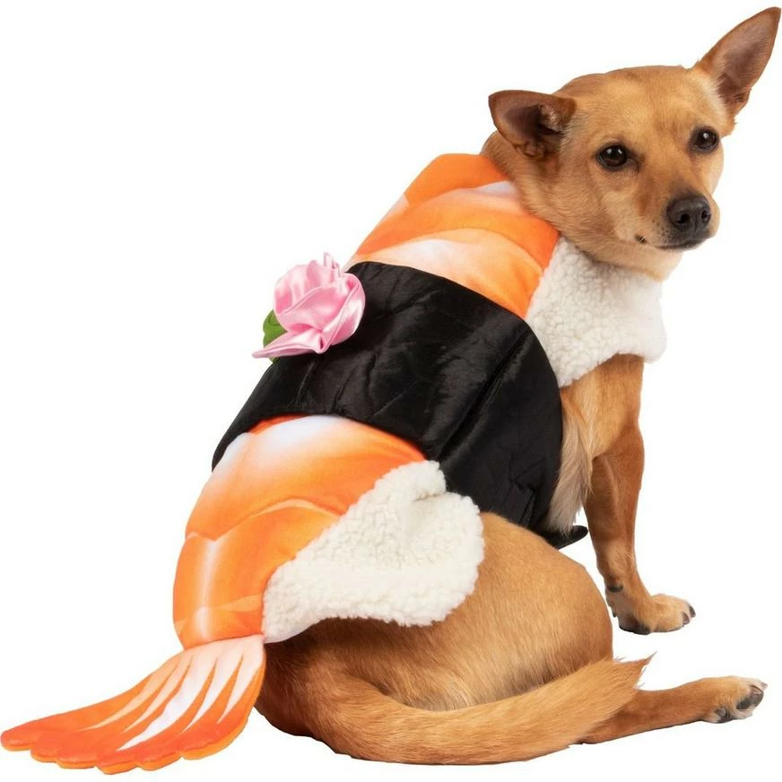 Shrimp Sushi Dog Costume 3 Shrimp Sushi Dog Costume