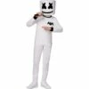 Child Marshmello Costume 2 Child Marshmello Costume -Cosplay Store 2024 P891053