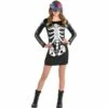 Adult Neon Day Of The Dead Dress -Cosplay Store 2024 P895500