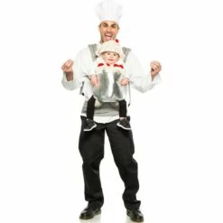 Chef & Spaghetti Baby & Me Costume -Cosplay Store 2024 P899026 01