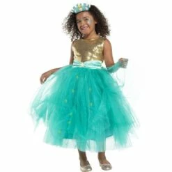 Kids' Light-Up Mermaid Fairy Deluxe Costume 9 Kids' Light-Up Mermaid Fairy Deluxe Costume -Cosplay Store 2024 P905271 03