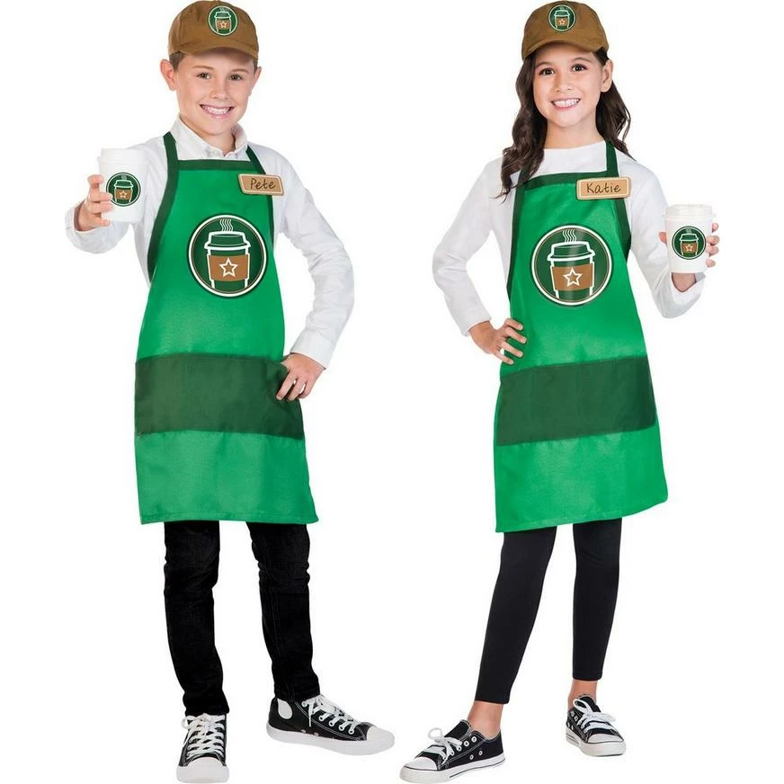 AMSCAN Kids' Barista Costume 3 AMSCAN Kids' Barista Costume