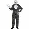 AMSCAN Adult Jack Skellington Plus Size Deluxe Costume - Disney The Nightmare Before Christmas -Cosplay Store 2024 P919129