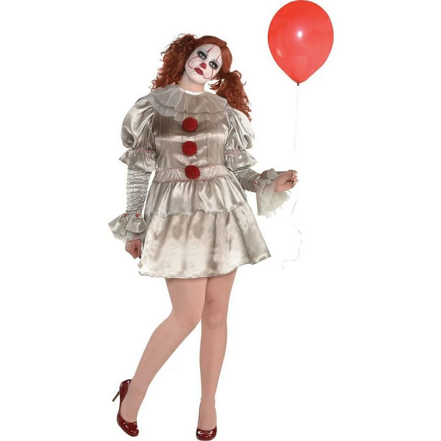 AMSCAN Adult Pennywise Plus Size Costume - It 3 AMSCAN Adult Pennywise Plus Size Costume - It