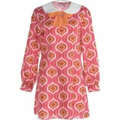 AMSCAN Pink & Orange 60s Mod Dress For Adults -Cosplay Store 2024 P921487 01