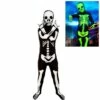 Glow-in-the-Dark Skeleton Morphsuit Costume For Kids 2 Glow-in-the-Dark Skeleton Morphsuit Costume For Kids -Cosplay Store 2024 P923275