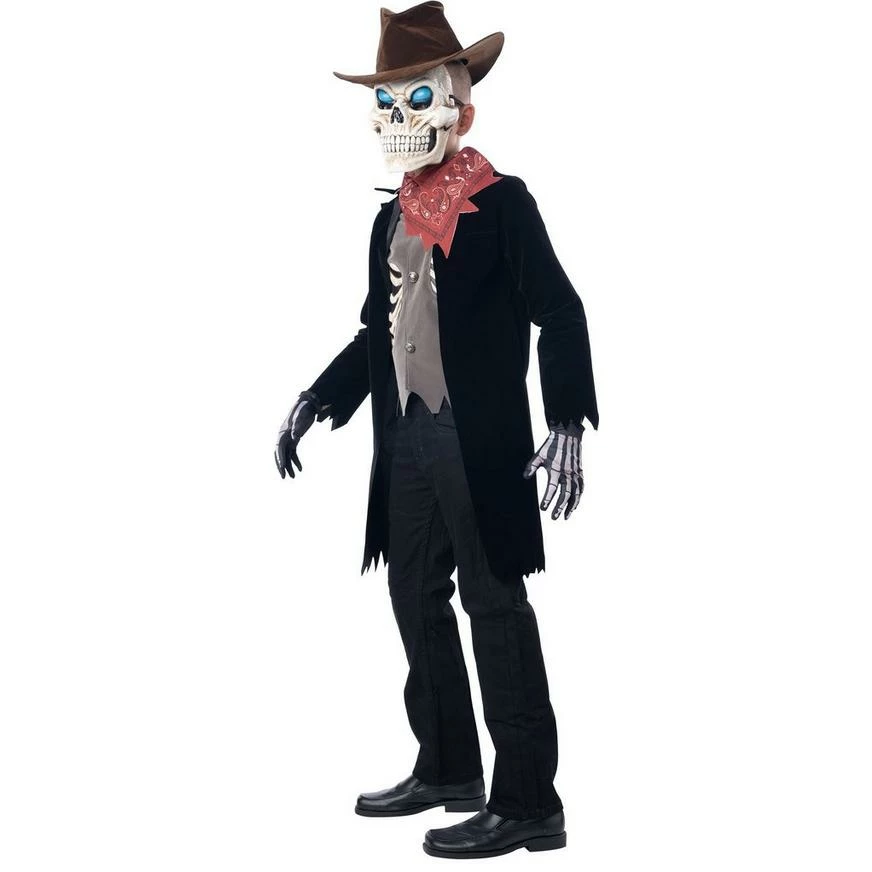 Light-Up Extreme Undead Zombie Cowboy Costume For Kids 5 Light-Up Extreme Undead Zombie Cowboy Costume For Kids - Image 3