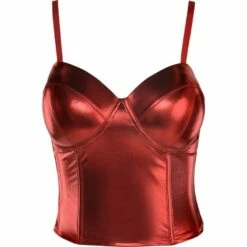 AMSCAN Red Sleek Corset For Adults With Removable Straps -Cosplay Store 2024 P924404 01